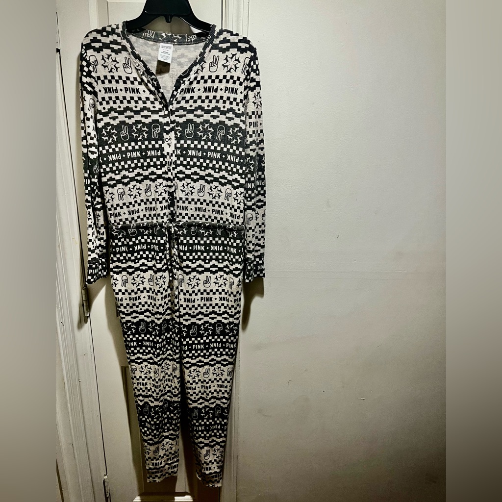 Pink Vs Thermal Onesie